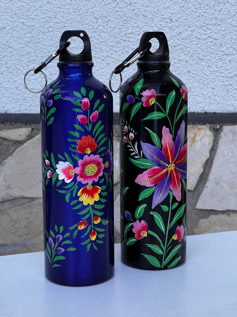 Hand-Painted Artisanal Water Bottles-Stainless Steel