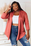 Culture Code Full Size Open Front Cardigan