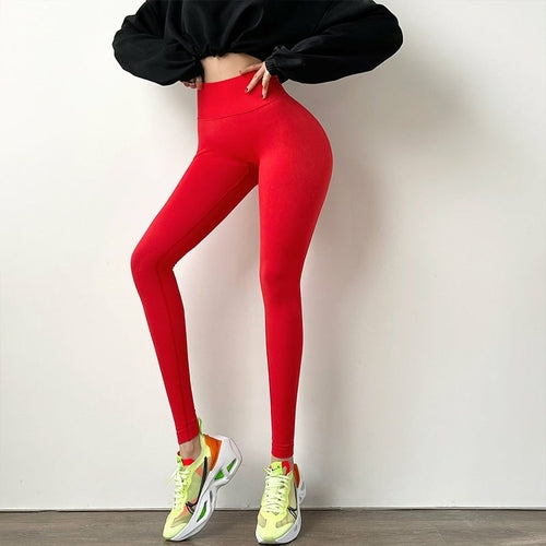 Fitness Women Leggings Seamless High Waist Knit Push Up Legging