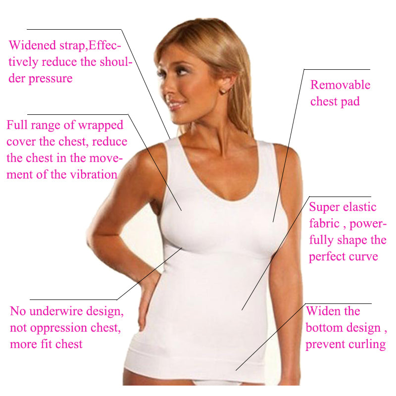 Women's Tummy Control Shape Wear Tank Tops XXL